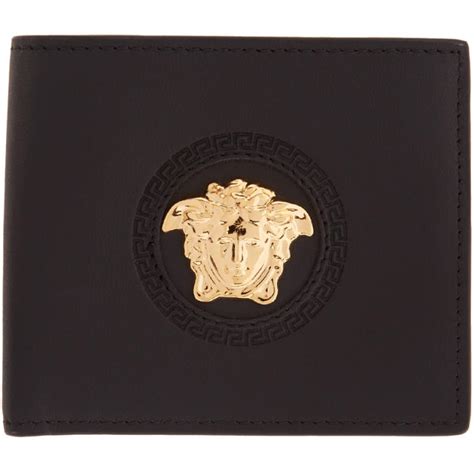 versace black medusa circle wallet|VERSACE.